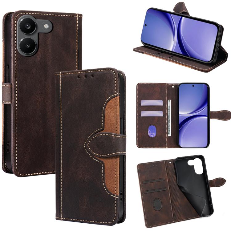 Skin Feel Magnetic Buckle Leather Phone Case, For Redmi A7 Pro 171mm / Poco C85x 5G, For Redmi Turbo 5 Max 5G / Poco X8 Pro Max 5G, For Redmi Turbo 5 5G / Poco X8 Pro 5G, For Redmi K90 Pro Max 5G / Poco F8 Ultra, For Redmi Note 15 Pro 4G Global 163.2mm...