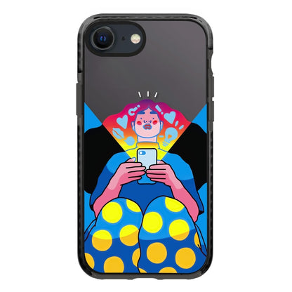 Simple Illustration Pattern Full Coverage Phone Case, For iPhone 7 / 8 / SE 2020 2022, For iPhone 13 Pro Max, For iPhone 13 Pro
