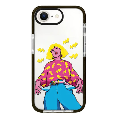 Simple Illustration Pattern Full Coverage Phone Case, For iPhone 7 / 8 / SE 2020 2022, For iPhone 13 Pro Max, For iPhone 13 Pro