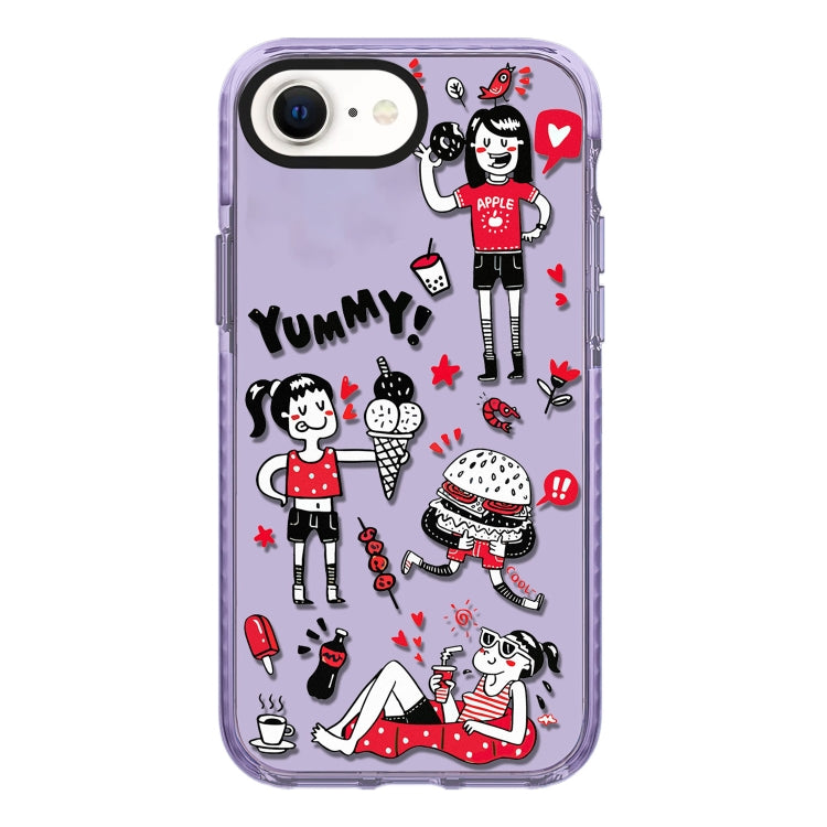 Simple Illustration Pattern Full Coverage Phone Case, For iPhone 7 / 8 / SE 2020 2022, For iPhone 13 Pro Max, For iPhone 13 Pro