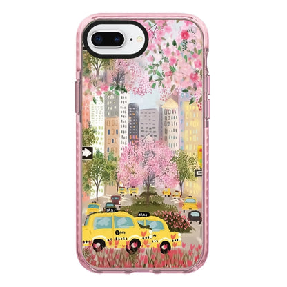 Simple Illustration Pattern Full Coverage Phone Case, For iPhone 7 Plus / 8 Plus