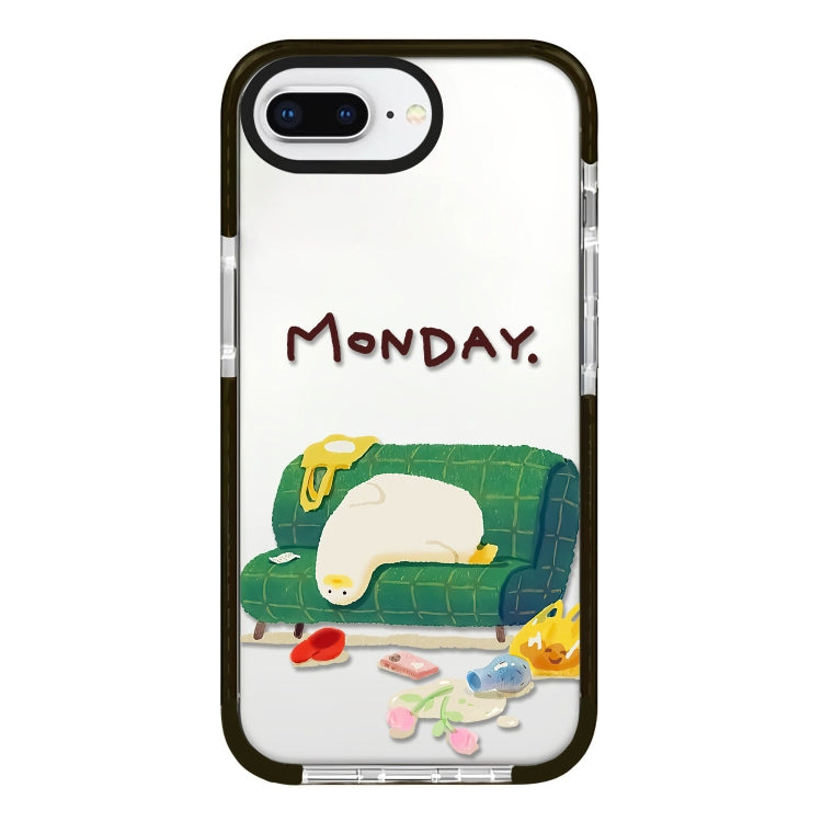Simple Illustration Pattern Full Coverage Phone Case, For iPhone 7 Plus / 8 Plus