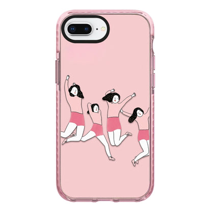 Simple Illustration Pattern Full Coverage Phone Case, For iPhone 7 Plus / 8 Plus