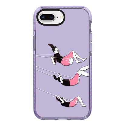 Simple Illustration Pattern Full Coverage Phone Case, For iPhone 7 Plus / 8 Plus