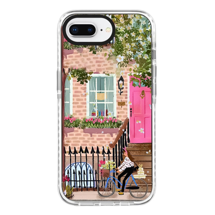 Simple Illustration Pattern Full Coverage Phone Case, For iPhone 7 Plus / 8 Plus