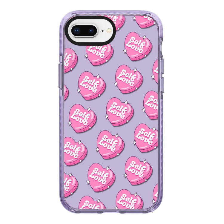 Simple Illustration Pattern Full Coverage Phone Case, For iPhone 7 Plus / 8 Plus