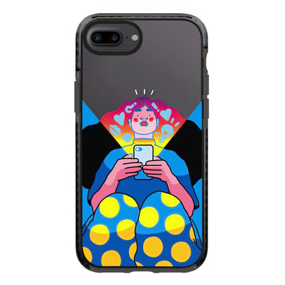 Simple Illustration Pattern Full Coverage Phone Case, For iPhone 7 Plus / 8 Plus