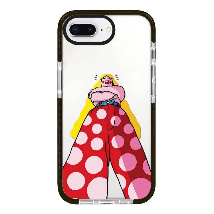 Simple Illustration Pattern Full Coverage Phone Case, For iPhone 7 Plus / 8 Plus