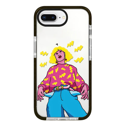 Simple Illustration Pattern Full Coverage Phone Case, For iPhone 7 Plus / 8 Plus
