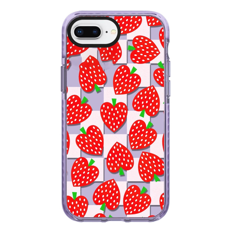 Simple Illustration Pattern Full Coverage Phone Case, For iPhone 7 Plus / 8 Plus