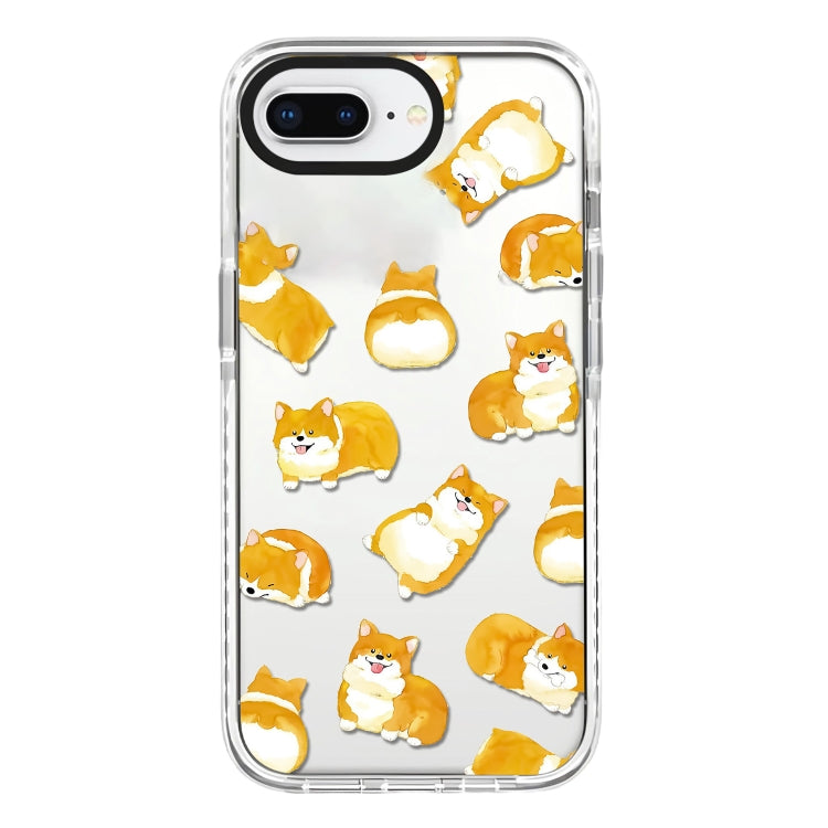 Simple Illustration Pattern Full Coverage Phone Case, For iPhone 7 Plus / 8 Plus