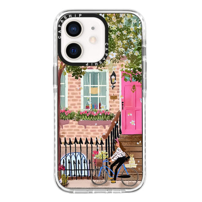 Simple Illustration Pattern Full Coverage Phone Case, For iPhone 11 Pro Max, For iPhone 11, For iPhone 11 Pro