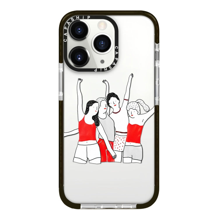 Simple Illustration Pattern Full Coverage Phone Case, For iPhone 11 Pro Max, For iPhone 11, For iPhone 11 Pro