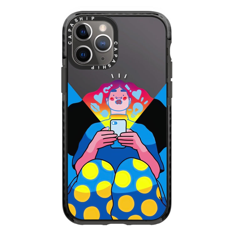 Simple Illustration Pattern Full Coverage Phone Case, For iPhone 11 Pro Max, For iPhone 11, For iPhone 11 Pro