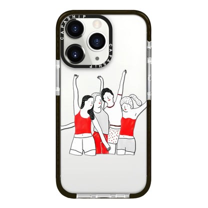 Simple Illustration Pattern Full Coverage Phone Case, For iPhone 11 Pro Max, For iPhone 11, For iPhone 11 Pro