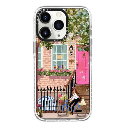 Simple Illustration Pattern Full Coverage Phone Case, For iPhone 11 Pro Max, For iPhone 11, For iPhone 11 Pro