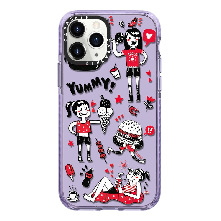 Simple Illustration Pattern Full Coverage Phone Case, For iPhone 11 Pro Max, For iPhone 11, For iPhone 11 Pro