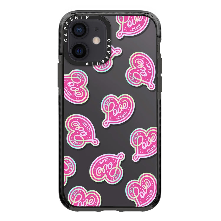 Simple Illustration Pattern Full Coverage Phone Case, For iPhone 13, For iPhone 13 mini, For iPhone 12