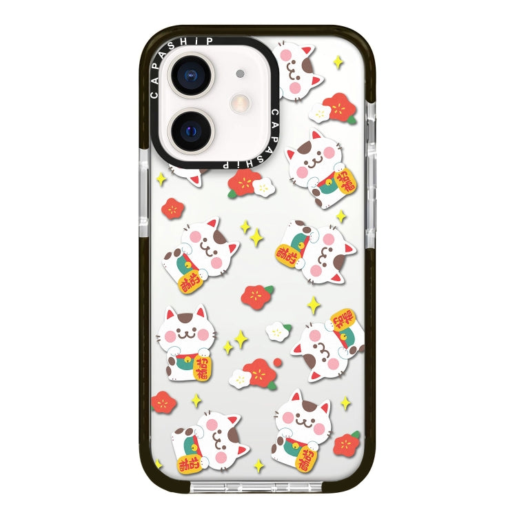 Simple Illustration Pattern Full Coverage Phone Case, For iPhone 13, For iPhone 13 mini, For iPhone 12