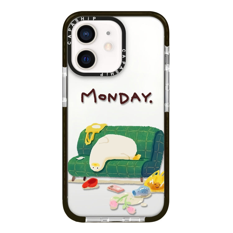 Simple Illustration Pattern Full Coverage Phone Case, For iPhone 12 Pro Max, For iPhone 12 Pro, For iPhone 12 mini