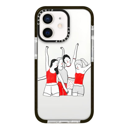 Simple Illustration Pattern Full Coverage Phone Case, For iPhone 12 Pro Max, For iPhone 12 Pro, For iPhone 12 mini