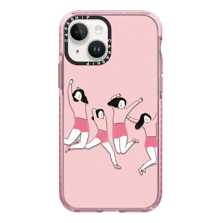 Simple Illustration Pattern Full Coverage Phone Case, For iPhone 14, For iPhone 14 Pro, For iPhone 14 Pro Max