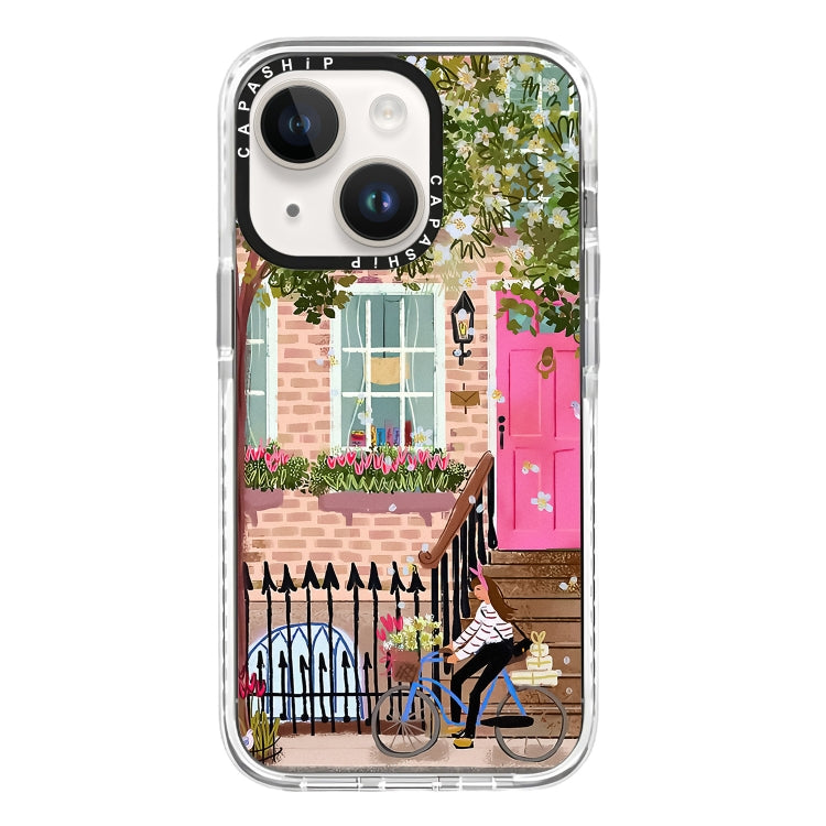 Simple Illustration Pattern Full Coverage Phone Case, For iPhone 14, For iPhone 14 Pro, For iPhone 14 Pro Max