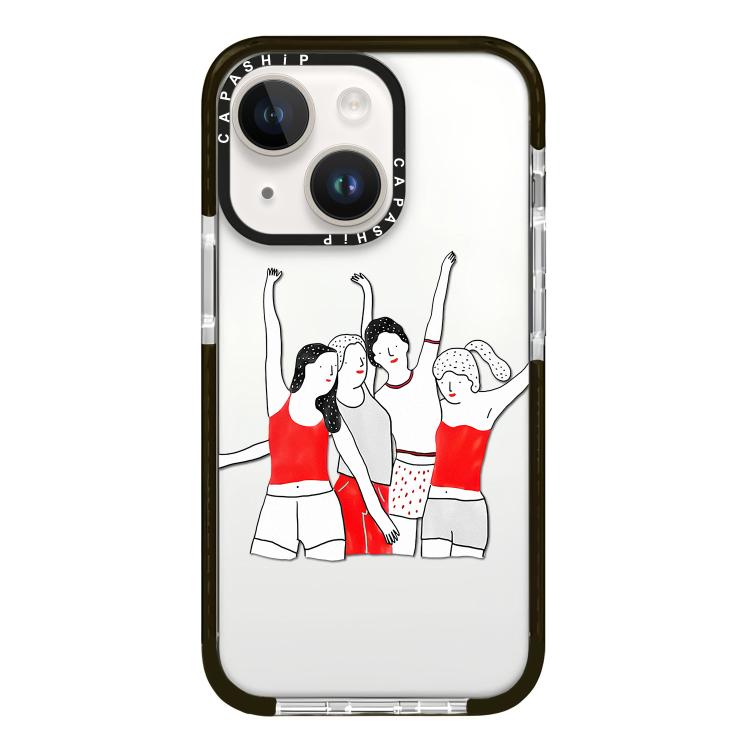 Simple Illustration Pattern Full Coverage Phone Case, For iPhone 15 Plus, For iPhone 15, For iPhone 14 Plus