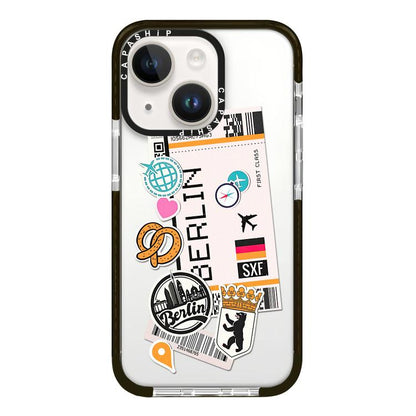 Simple Illustration Pattern Full Coverage Phone Case, For iPhone 15 Plus, For iPhone 15, For iPhone 14 Plus