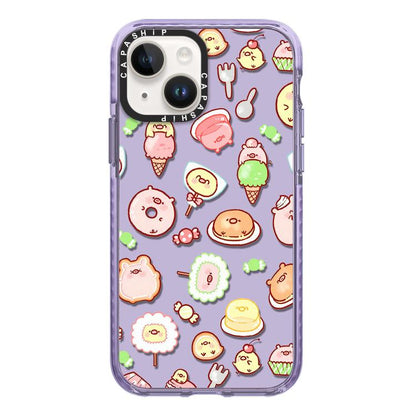 Simple Illustration Pattern Full Coverage Phone Case, For iPhone 15 Plus, For iPhone 15, For iPhone 14 Plus