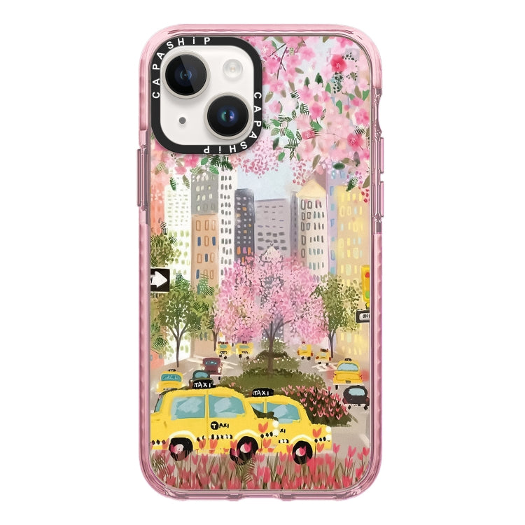 Simple Illustration Pattern Full Coverage Phone Case, For iPhone 15 Plus, For iPhone 15, For iPhone 14 Plus