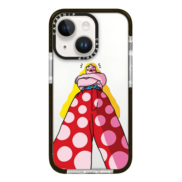Simple Illustration Pattern Full Coverage Phone Case, For iPhone 15 Plus, For iPhone 15, For iPhone 14 Plus