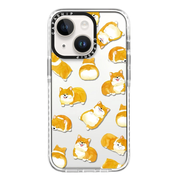 Simple Illustration Pattern Full Coverage Phone Case, For iPhone 15 Plus, For iPhone 15, For iPhone 14 Plus