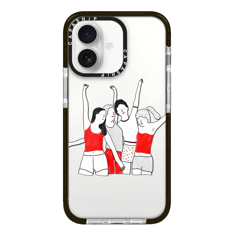 Simple Illustration Pattern Full Coverage Phone Case, For iPhone 16, For iPhone 15 Pro Max, For iPhone 15 Pro