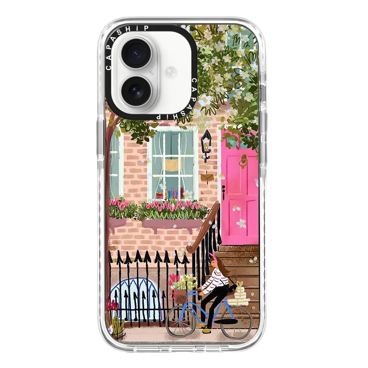 Simple Illustration Pattern Full Coverage Phone Case, For iPhone 16, For iPhone 15 Pro Max, For iPhone 15 Pro