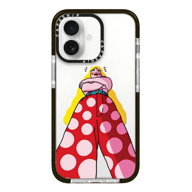 Simple Illustration Pattern Full Coverage Phone Case, For iPhone 16, For iPhone 15 Pro Max, For iPhone 15 Pro