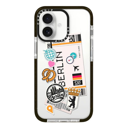 Simple Illustration Pattern Full Coverage Phone Case, For iPhone 16, For iPhone 15 Pro Max, For iPhone 15 Pro