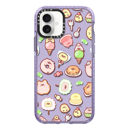 Simple Illustration Pattern Full Coverage Phone Case, For iPhone 16, For iPhone 15 Pro Max, For iPhone 15 Pro