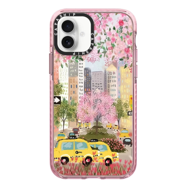 Simple Illustration Pattern Full Coverage Phone Case, For iPhone 16 Pro Max, For iPhone 16 Pro, For iPhone 16 Plus