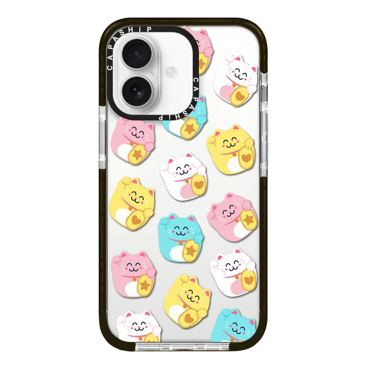 Simple Illustration Pattern Full Coverage Phone Case, For iPhone 16 Pro Max, For iPhone 16 Pro, For iPhone 16 Plus