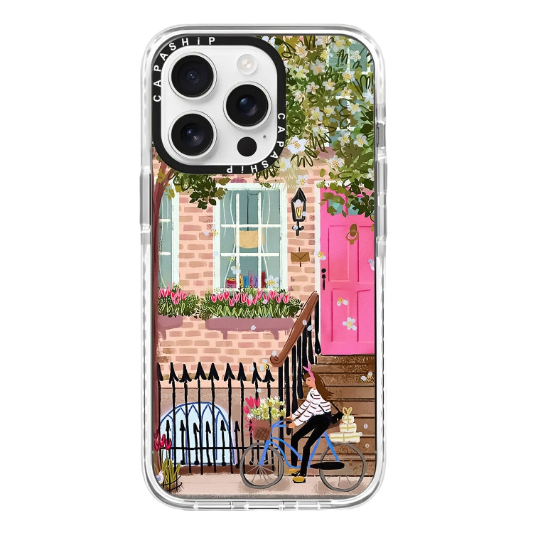 Simple Illustration Pattern Full Coverage Phone Case, For iPhone 16 Pro Max, For iPhone 16 Pro, For iPhone 16 Plus