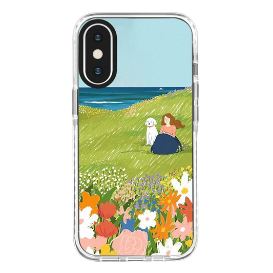 Simple Illustration Pattern Full Coverage Phone Case, For iPhone X / XS, For iPhone XR, For iPhone XS Max