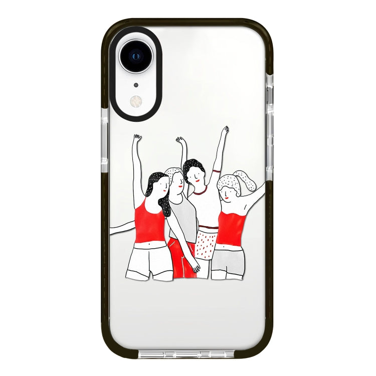 Simple Illustration Pattern Full Coverage Phone Case, For iPhone X / XS, For iPhone XR, For iPhone XS Max