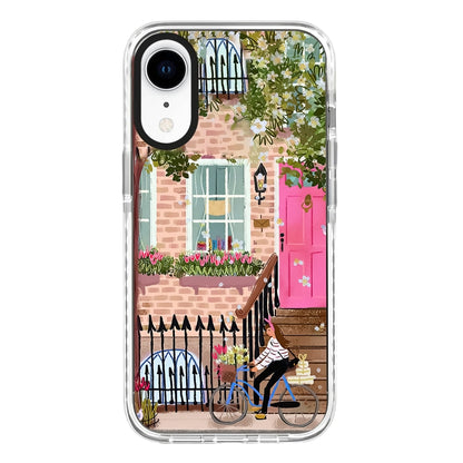 Simple Illustration Pattern Full Coverage Phone Case, For iPhone X / XS, For iPhone XR, For iPhone XS Max