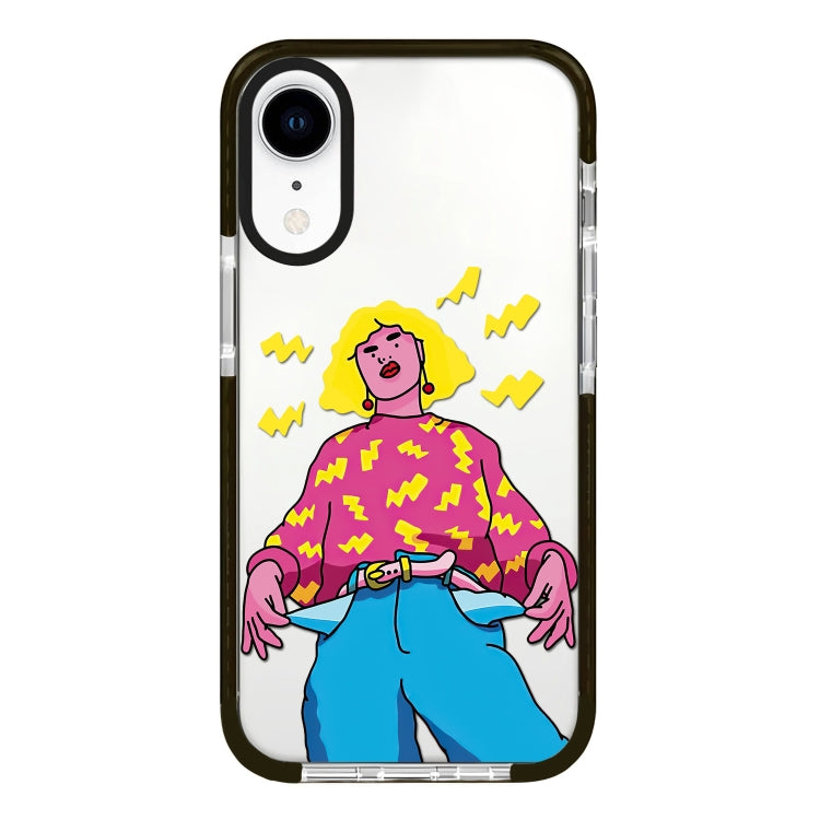 Simple Illustration Pattern Full Coverage Phone Case, For iPhone X / XS, For iPhone XR, For iPhone XS Max