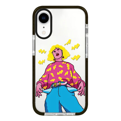 Simple Illustration Pattern Full Coverage Phone Case, For iPhone X / XS, For iPhone XR, For iPhone XS Max