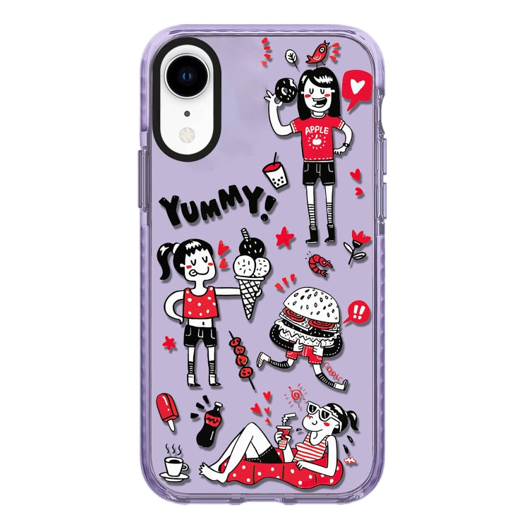 Simple Illustration Pattern Full Coverage Phone Case, For iPhone X / XS, For iPhone XR, For iPhone XS Max