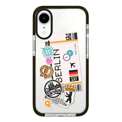 Simple Illustration Pattern Full Coverage Phone Case, For iPhone X / XS, For iPhone XR, For iPhone XS Max