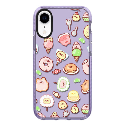 Simple Illustration Pattern Full Coverage Phone Case, For iPhone X / XS, For iPhone XR, For iPhone XS Max