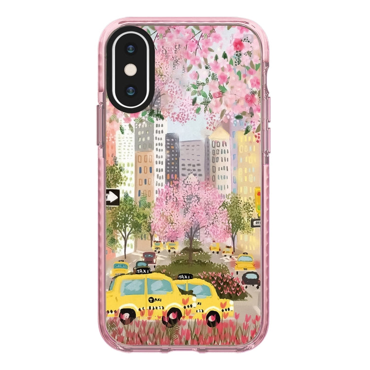 Simple Illustration Pattern Full Coverage Phone Case, For iPhone X / XS, For iPhone XR, For iPhone XS Max